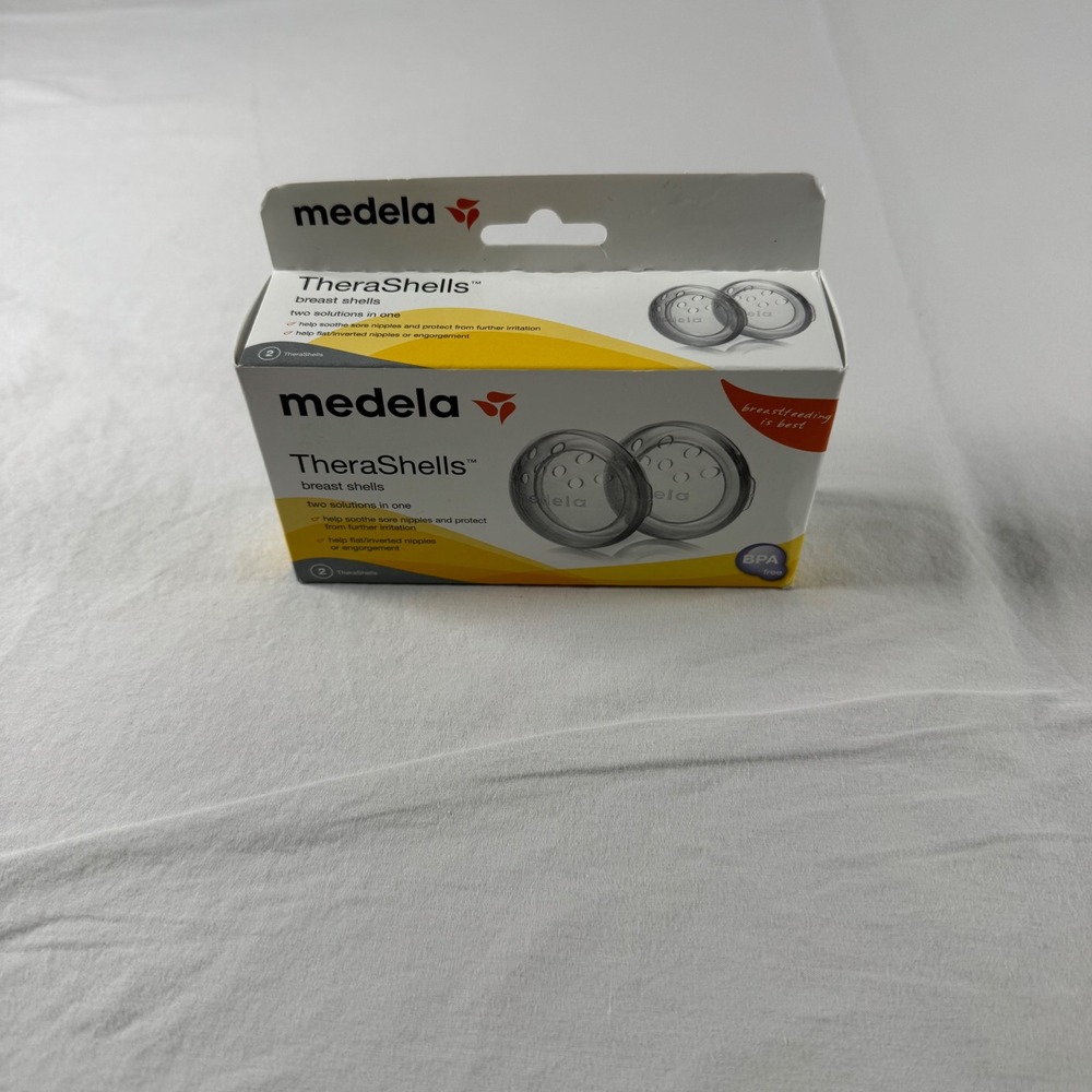 NEW IN BOX Medela Clear TheraShells BPA Free Breast Shells‎ 89930